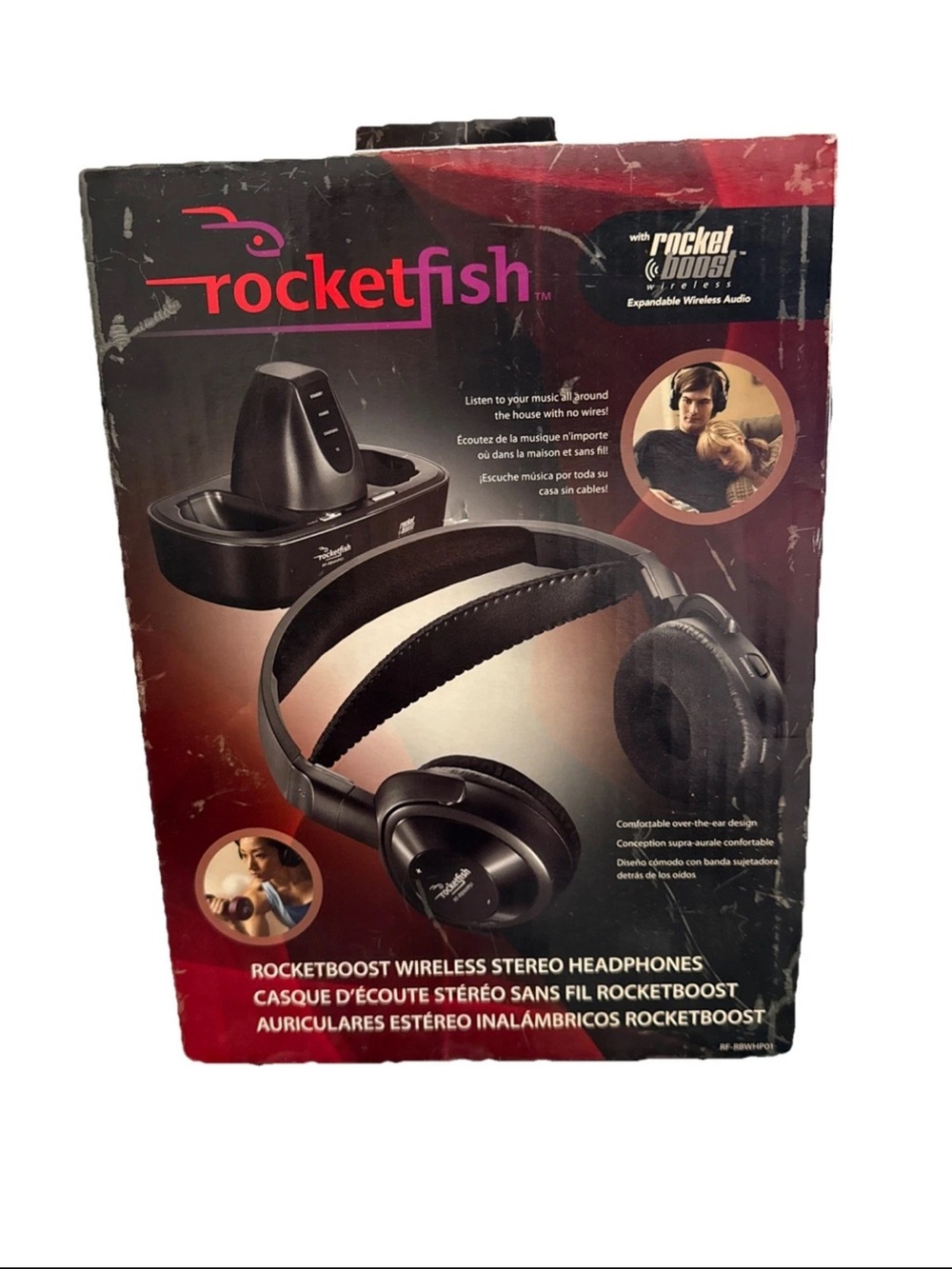 Rocketfish RF-RBWHP01 Wireless Stereo Headphones